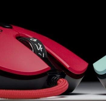 美品！ Finalmouse x Ninja Air58 - Red Finalmouse Air58 Ninja Gaming Mouse - Cherry Blossom Red